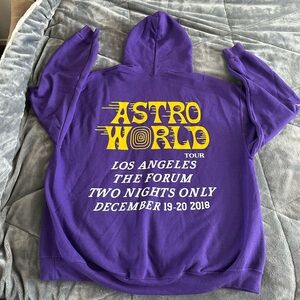 Travis Scott Astroworld Tour Hoodie from The Forum LA